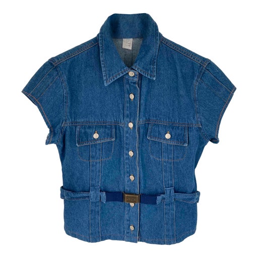 safari jacket in jeans