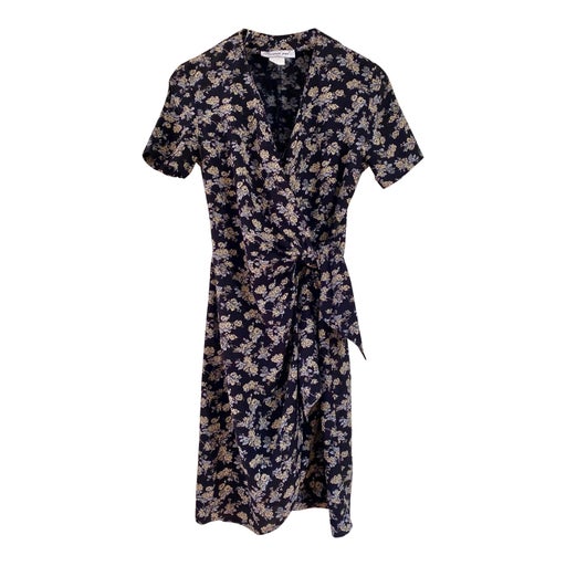 Robe portefeuille à fleurs 