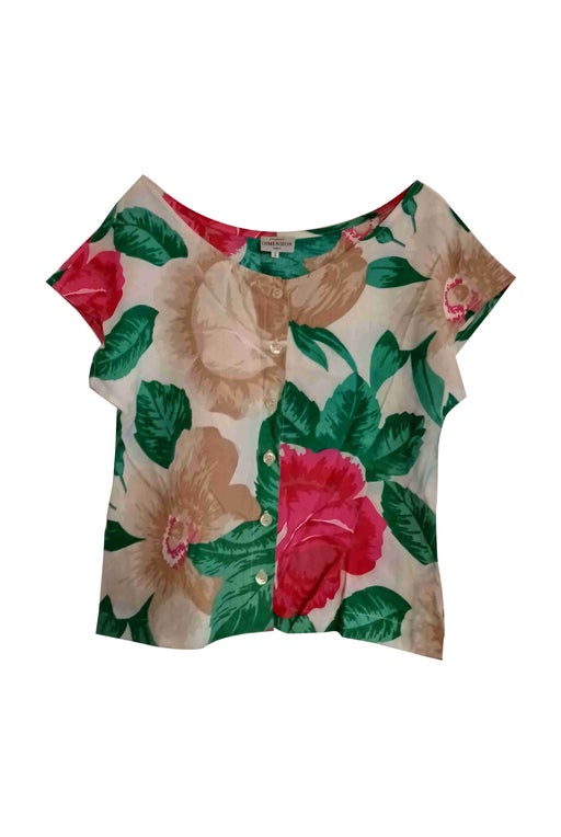 Floral blouse. The cut is