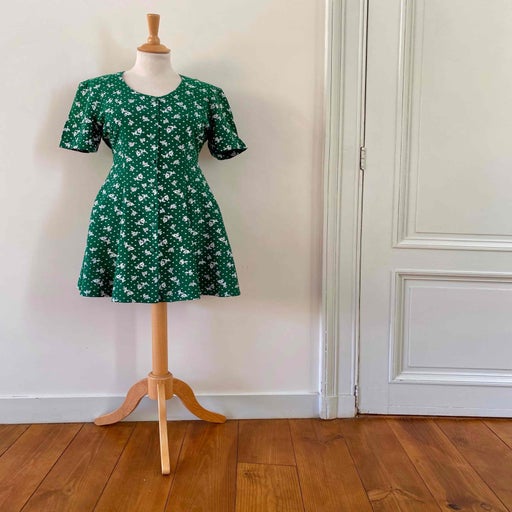 Mini robe à fleurs