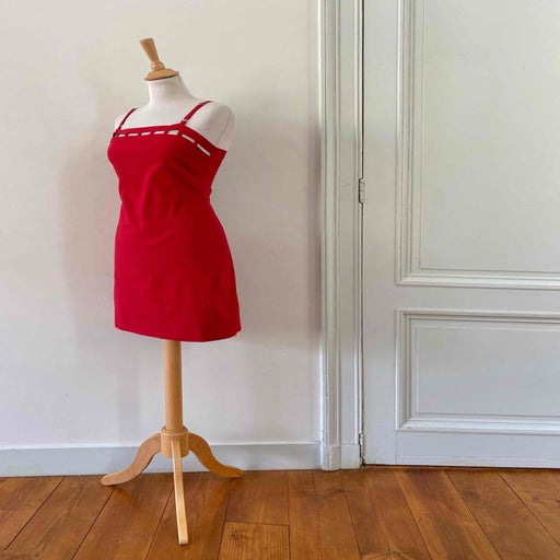Robe bustier ajourée