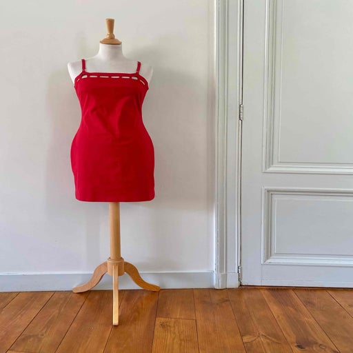 Robe bustier ajourée