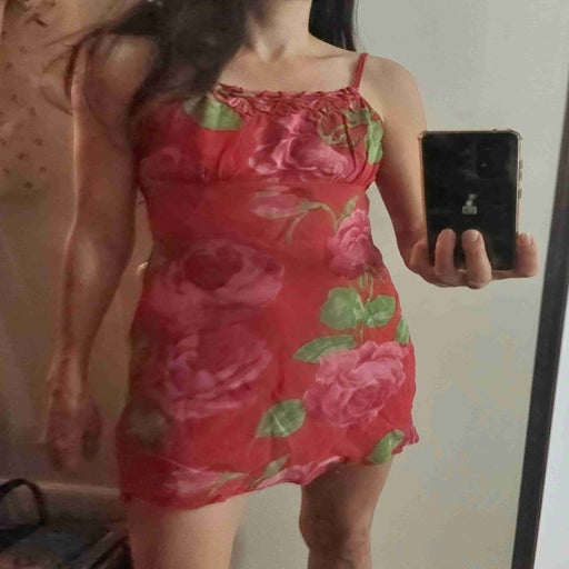 Robe nuisette à fleurs