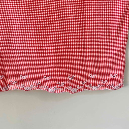Robe vichy brodée