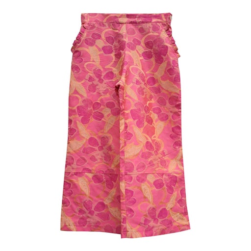 Pantalon à fleurs