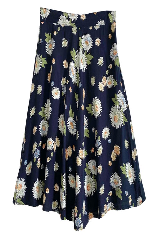 Floral short skirt