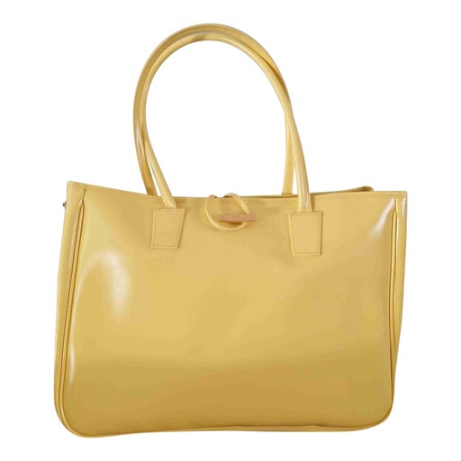 yellow vinyl bag