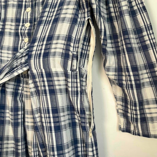 Robe longue à carreaux