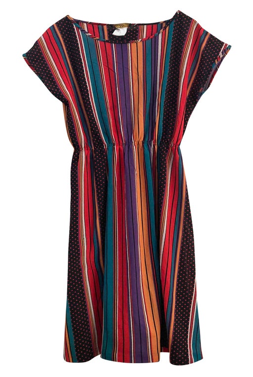 Long striped dress
