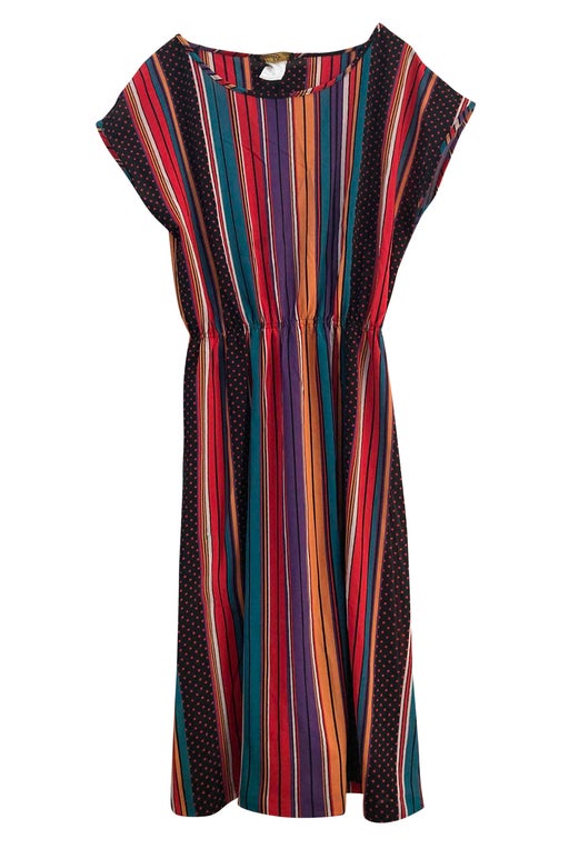 Long striped dress