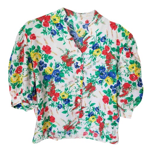 Blouse à fleurs