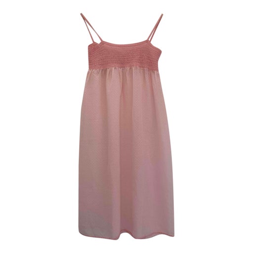 Crochet slip dress