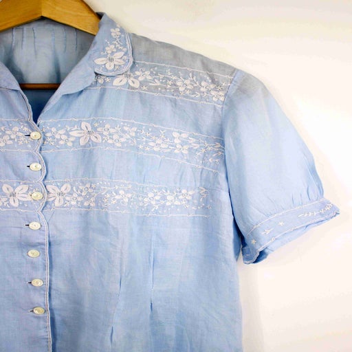 Chemise brodée