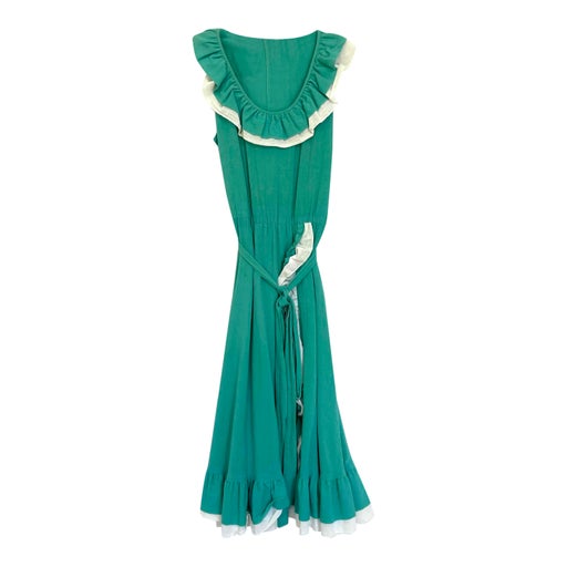 Robe en coton et lin