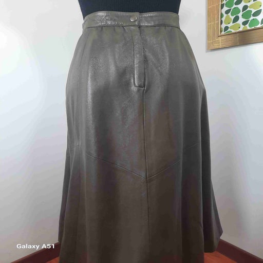 Leather skirt