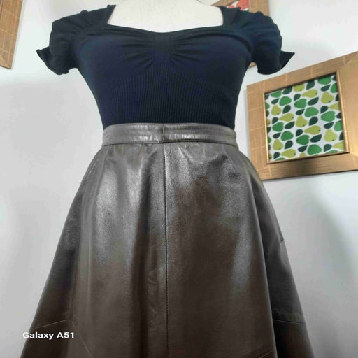 Leather skirt