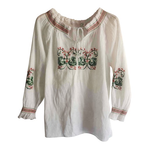 Blouse brodée