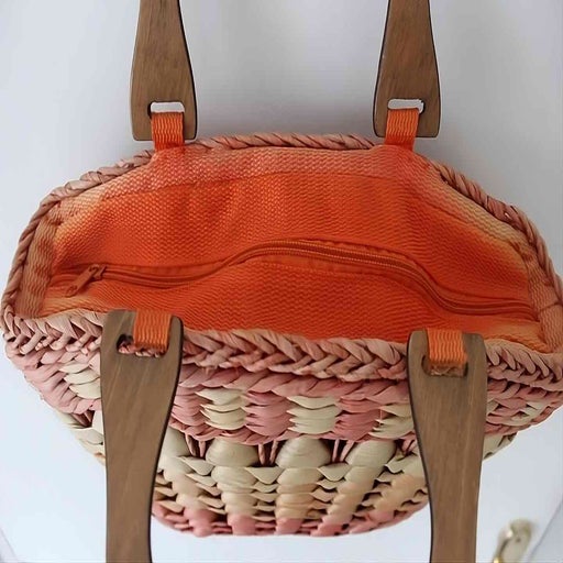 Sac à main en paille