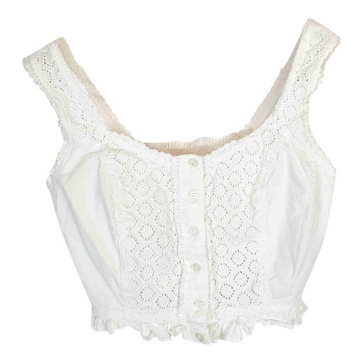 Lace crop top