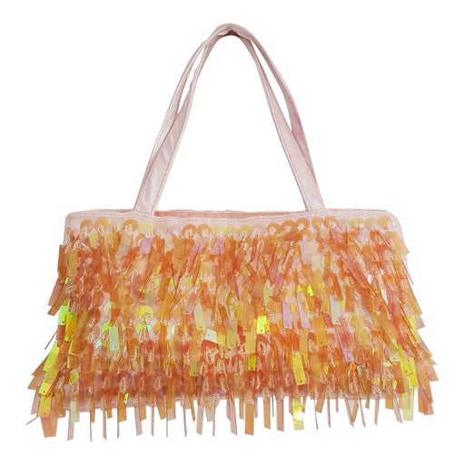 Pearl and sequin handbag