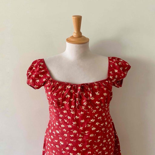 Mini robe à fleurs