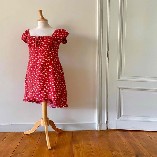 Mini robe à fleurs