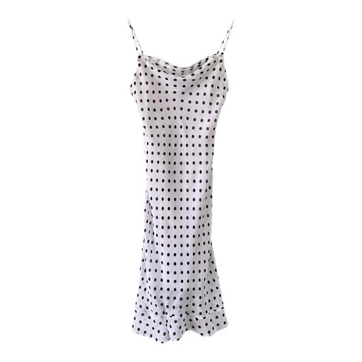 Polka dot slip dress
