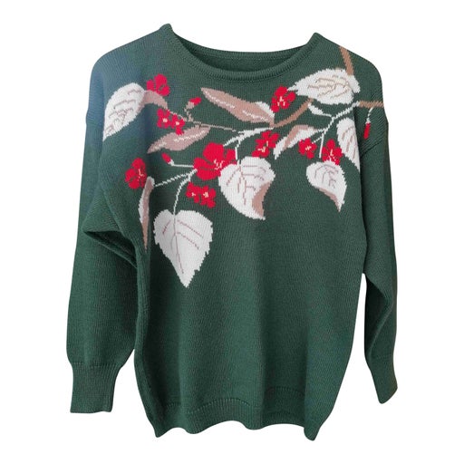 Pull à fleurs