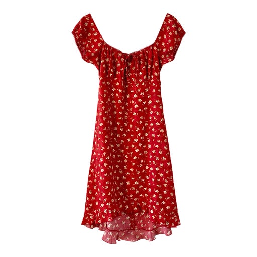 Mini robe à fleurs
