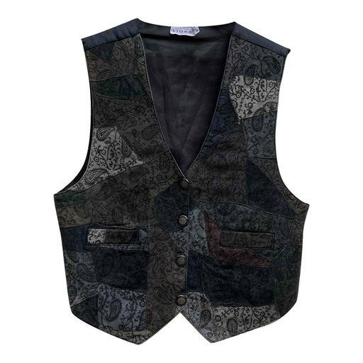 Gilet en cuir
