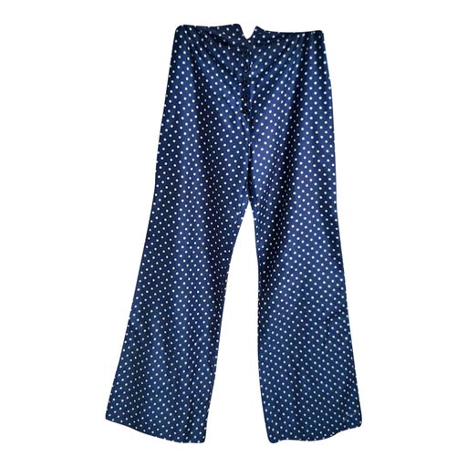 Pantalon flare à pois