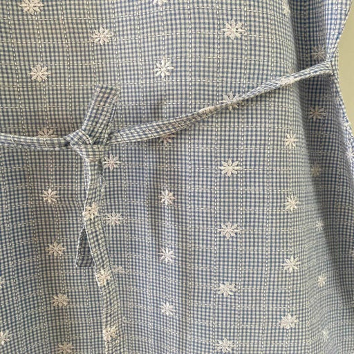 Mini robe vichy et fleurs