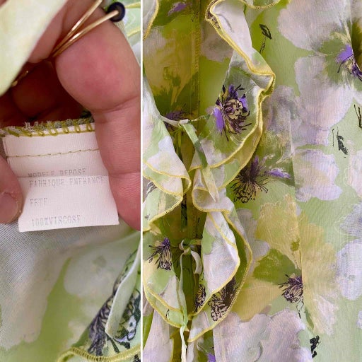 Blouse à fleurs