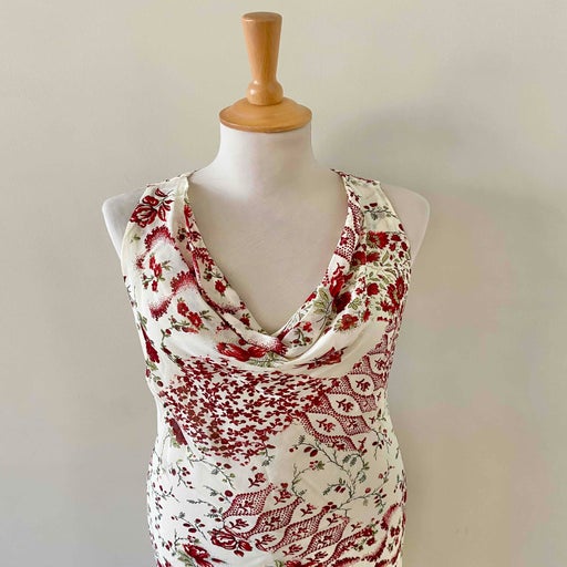 Robe longue patchwork