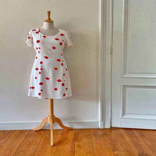 Mini robe à fleurs Cacharel