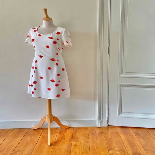 Mini robe à fleurs Cacharel