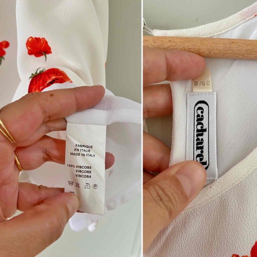 Mini robe à fleurs Cacharel