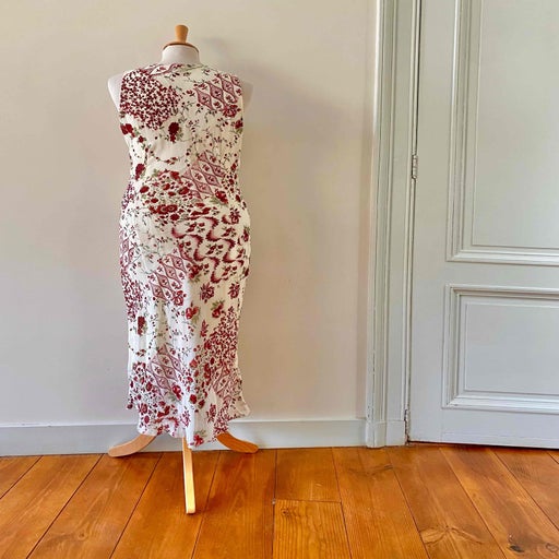 Robe longue patchwork