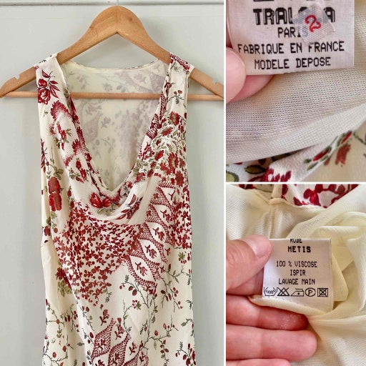 Robe longue patchwork