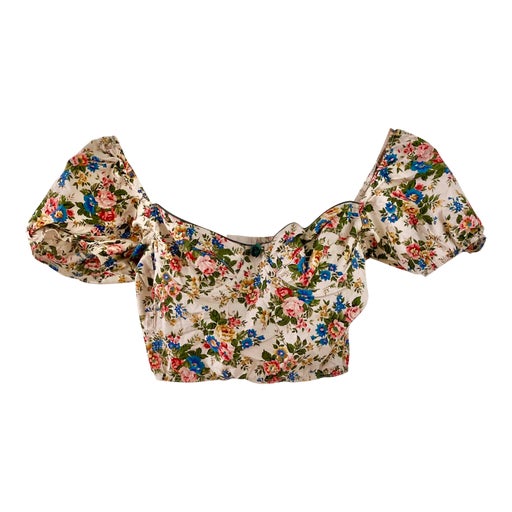 Floral crop top