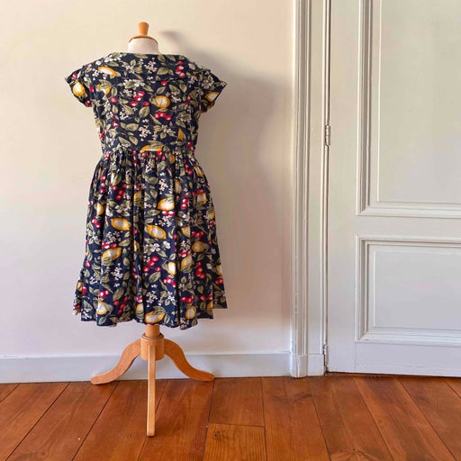 Robe cerises et citrons
