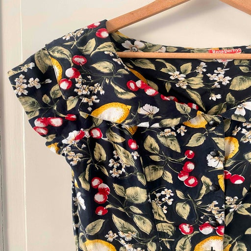 Robe cerises et citrons