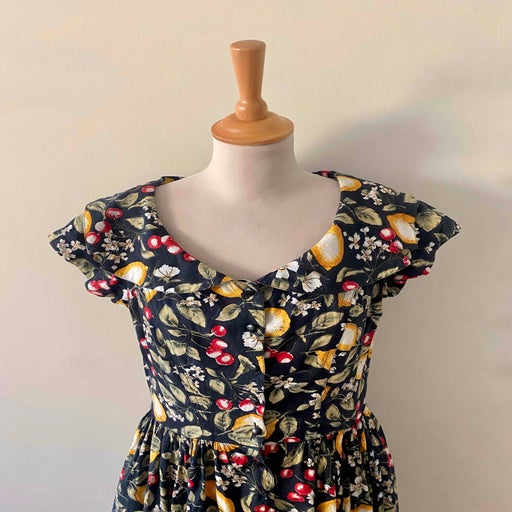 Robe cerises et citrons