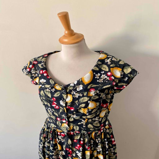 Robe cerises et citrons