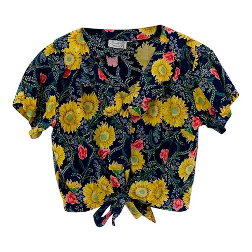 Floral crop top