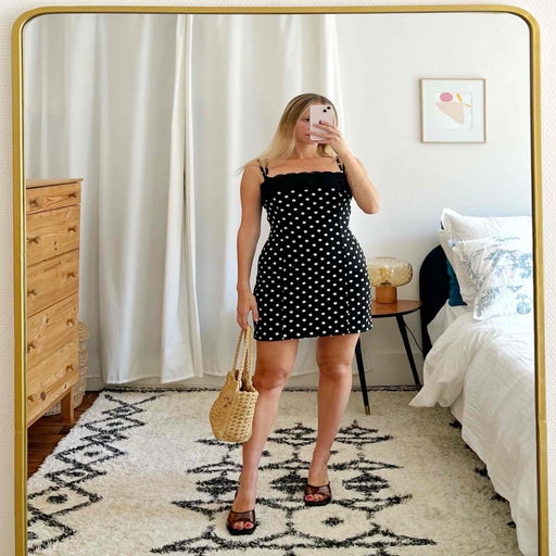 Robe à pois