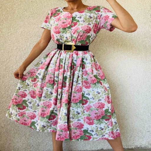 Robe longue en coton