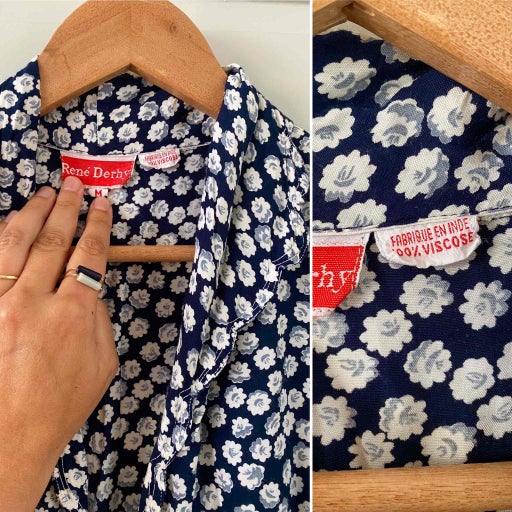 Robe portefeuille à fleurs