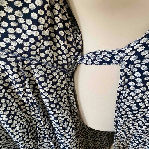 Robe portefeuille à fleurs