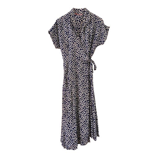 Robe portefeuille à fleurs